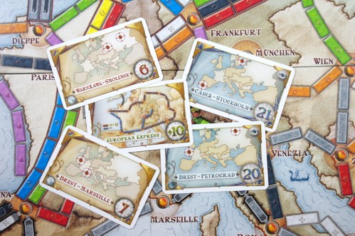 Ticket to Ride - Europe: Destination cards