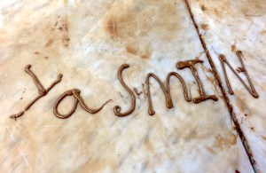 Write your name in chocolate!