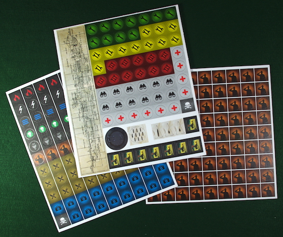 U-Boot The Board Game - Punchboards