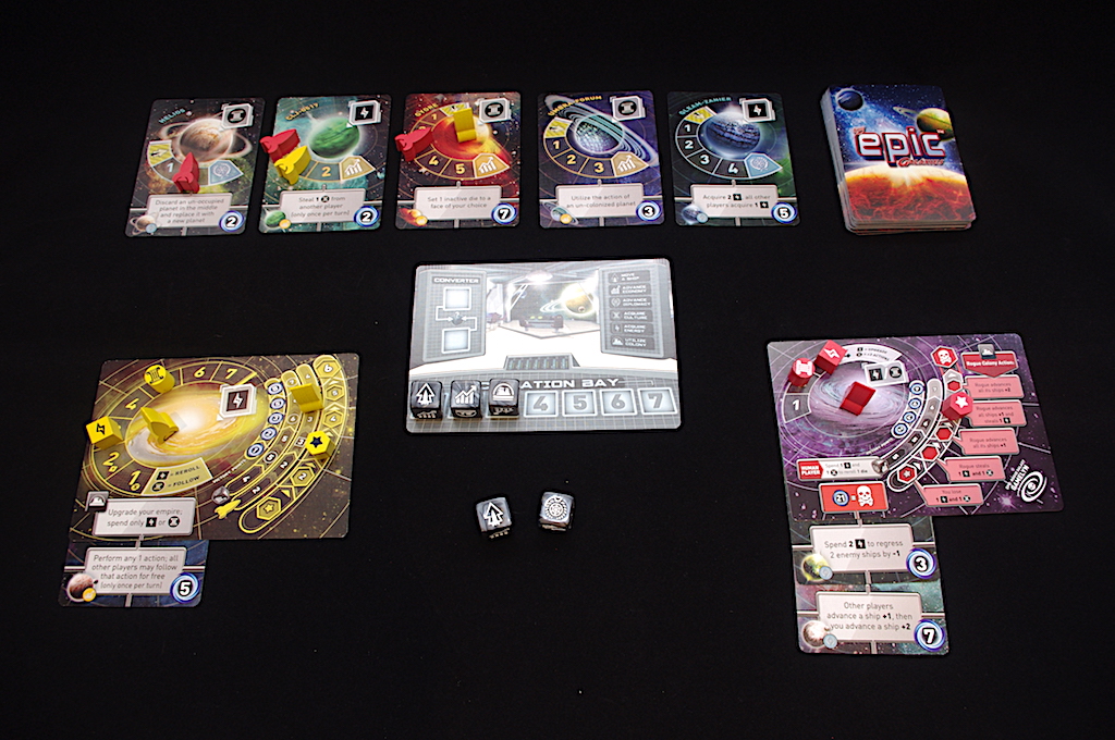 Tiny Epic Galaxies - Game setup
