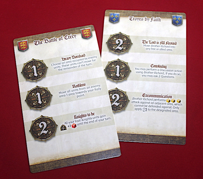 Time of Legends: Joan of Arc - Intrigue Cards