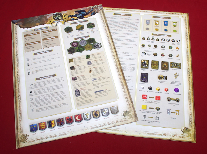 Time of Legends: Joan of Arc - Player Aids