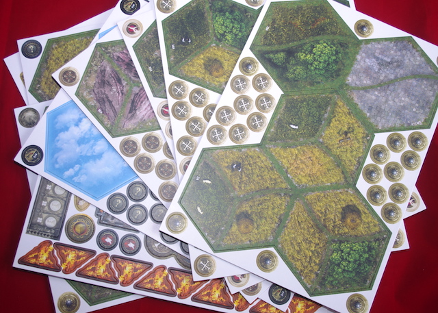 Time of Legends: Joan of Arc - Punch boards