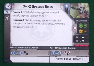 Star Wars: Legion - Speeder bikes