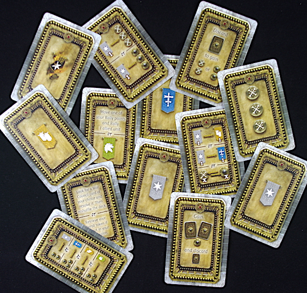 Time of Legends: Joan of Arc - War council cards