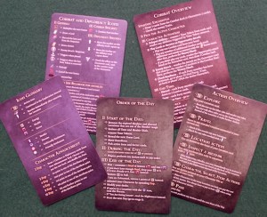 Tainted Grail: The Fall of Avalon - Player Aids